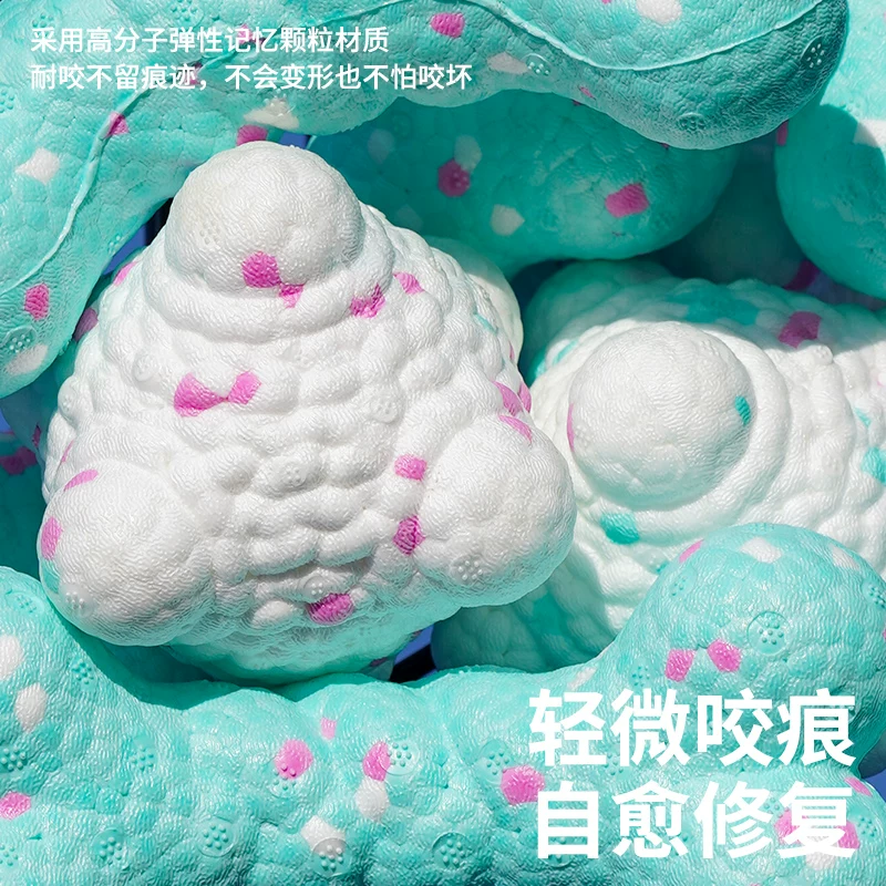 zeze狗狗玩具自嗨耐咬磨牙咬球橡胶小球绳结解闷中小型犬训练球 16.7元 - 86线报