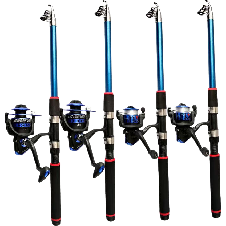 海竿套装4.2m蓝色碳素超硬远投海钓竿配14轴5000金属渔轮 67.78元 - 86线报