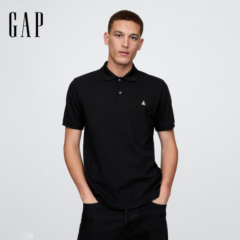 Gap男女装春季新款小熊刺绣短袖T恤舒适休闲polo衫美版708395 34.65元 - 折送网