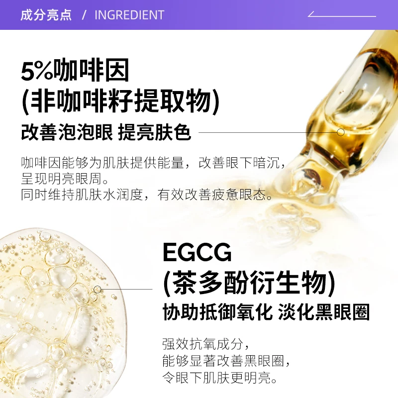 The Ordinary 5%咖啡因眼部精华30ml淡化眼袋眼霜提亮眼周 69.6元 - 86线报