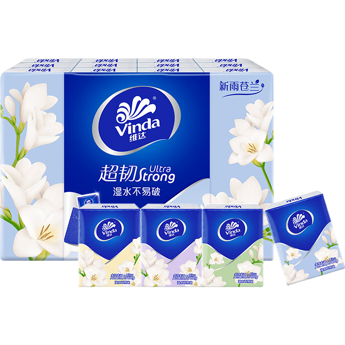 维达小苍兰手帕纸4层5片×24包 4.9元 - 86线报 维达小苍兰手帕纸4层5片×24包 4.9元 - 86线报