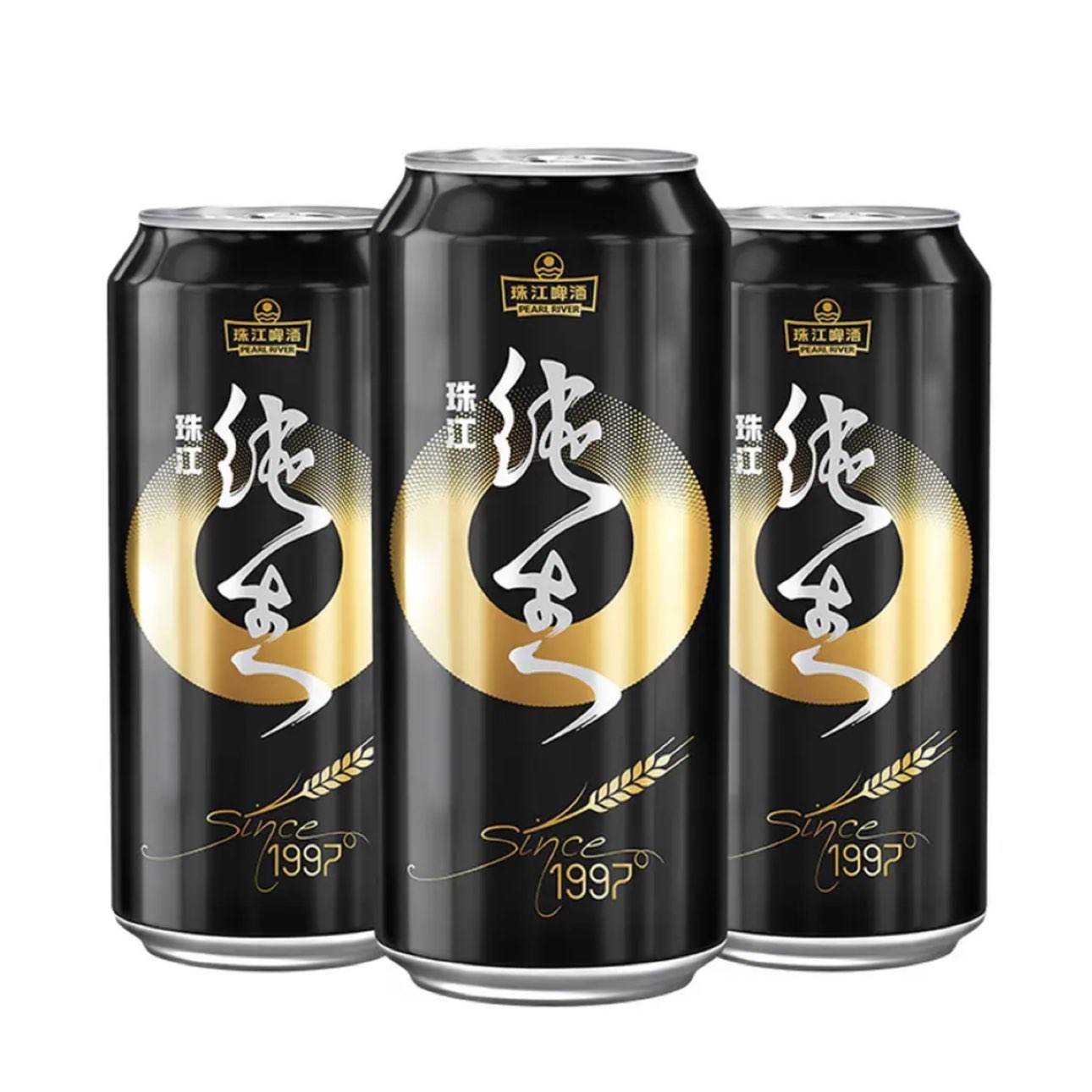 珠江啤酒9度97纯生淡爽拉格啤酒500mL×3听 11.5元 - 线报酷