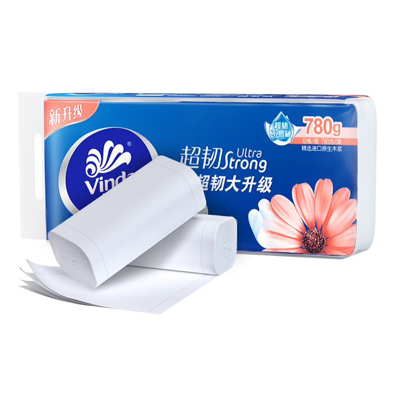 维达无芯卷纸四层加厚78g×10卷 6.76元 - 86线报