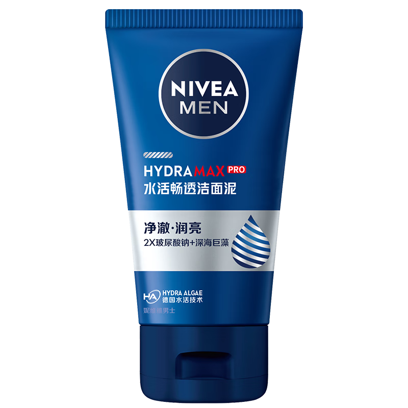 妮维雅男士洗面奶水活畅透洁面50g 4.9元 - 86线报