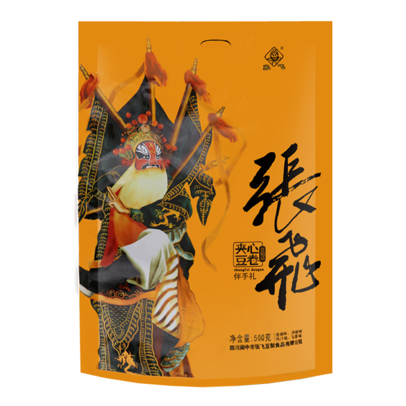 张飞夹心豆卷组合装4口味500g 33.92元 - 线报酷
