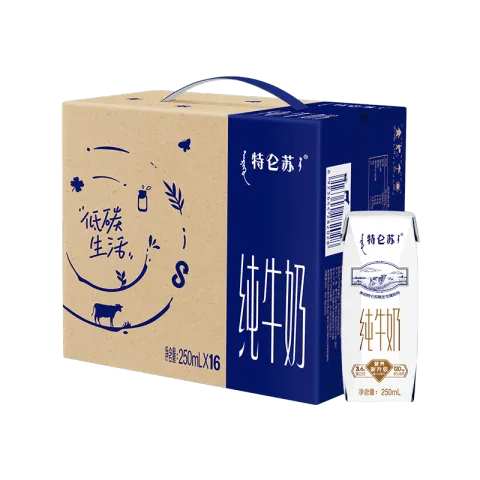 蒙牛特仑苏纯牛奶 250ml×16盒 礼盒装 34.9元 图片 3
