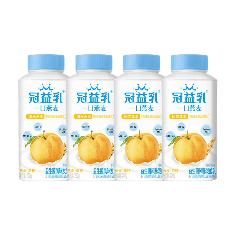 蒙牛冠益乳一口燕麦酸奶250g×10瓶 29.9元 - 清风线报