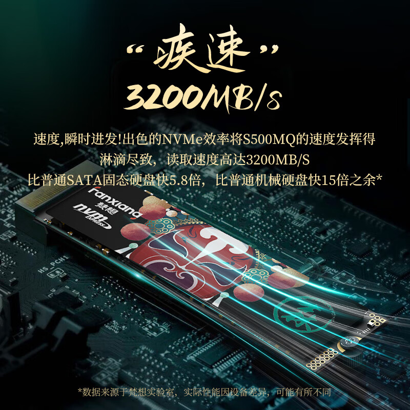 梵想NVMe协议SSD固态硬盘1T 849元 - 86线报