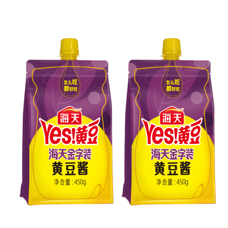 海天金字装黄豆酱450g×2袋 7.8元 - 86线报