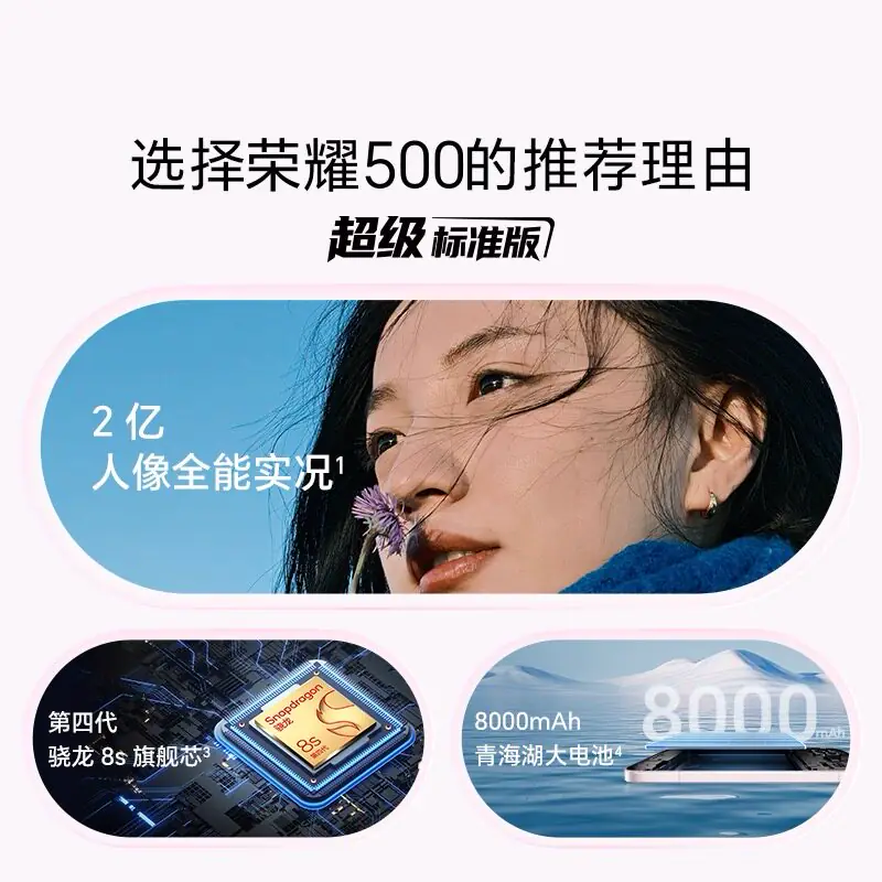 荣耀500手机 2506.65元 - 线报酷