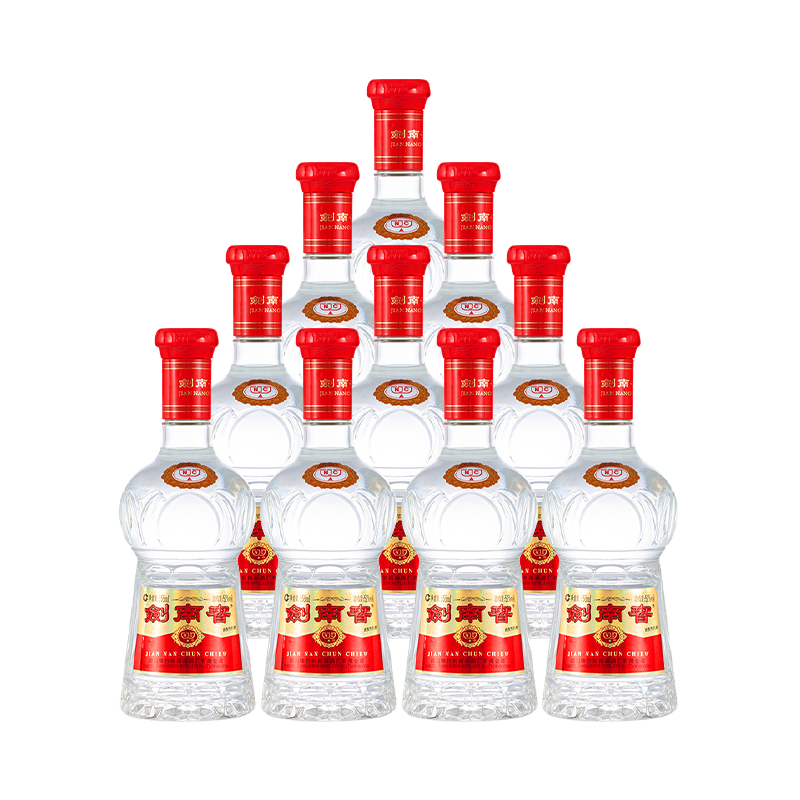 剑南春52度水晶剑南春白酒558ml*10瓶浓香型商务宴请送礼含礼袋 3532.14元 - 86线报