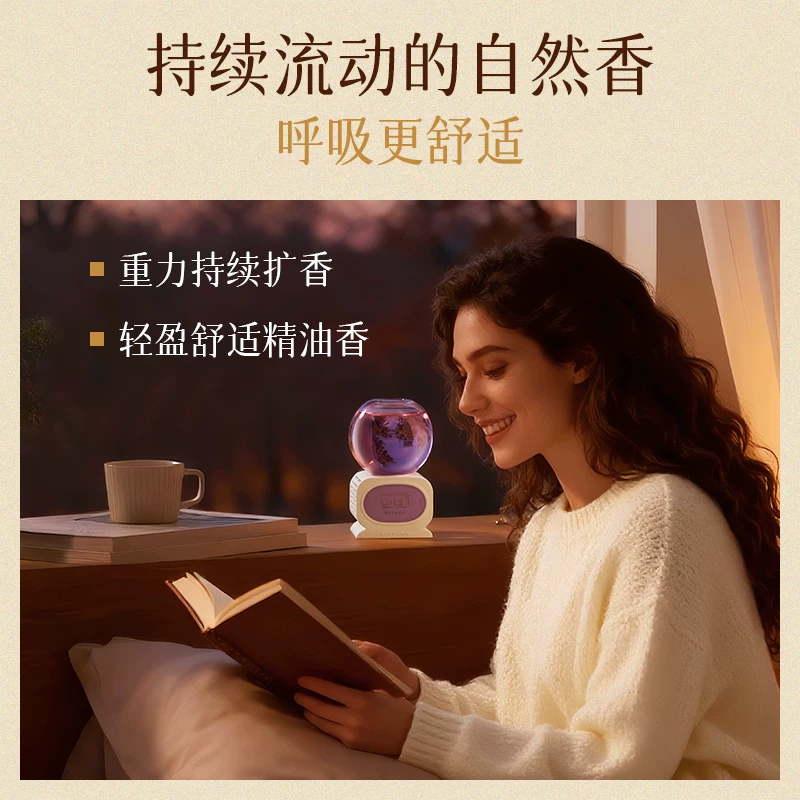 椰放水晶球香薰倒置持久空气清新剂 16.89元 - 86线报