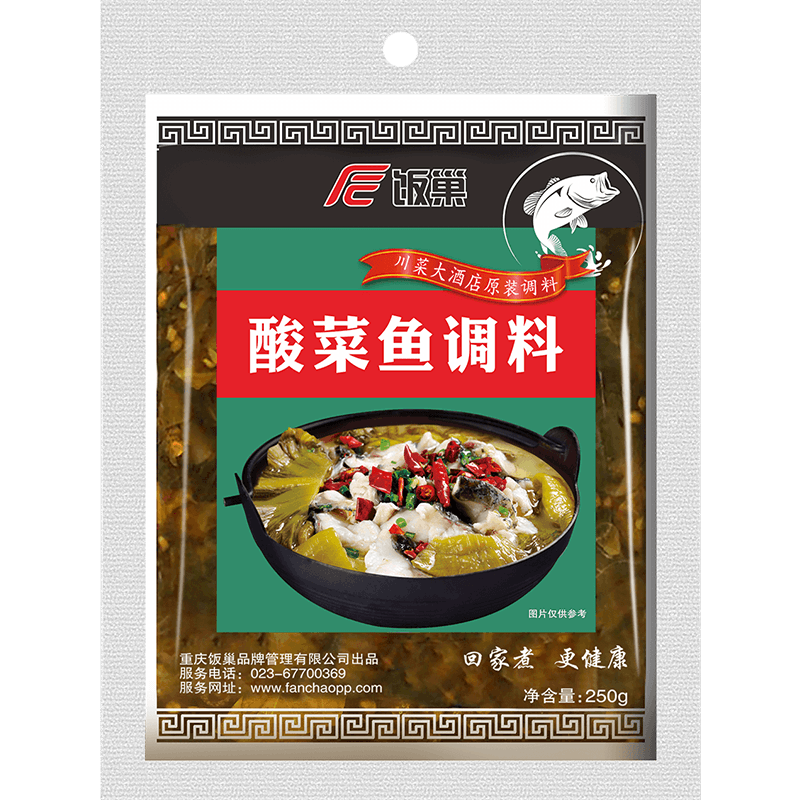饭巢川菜老坛酸菜鱼料250g*1袋 4.9元 - 线报酷