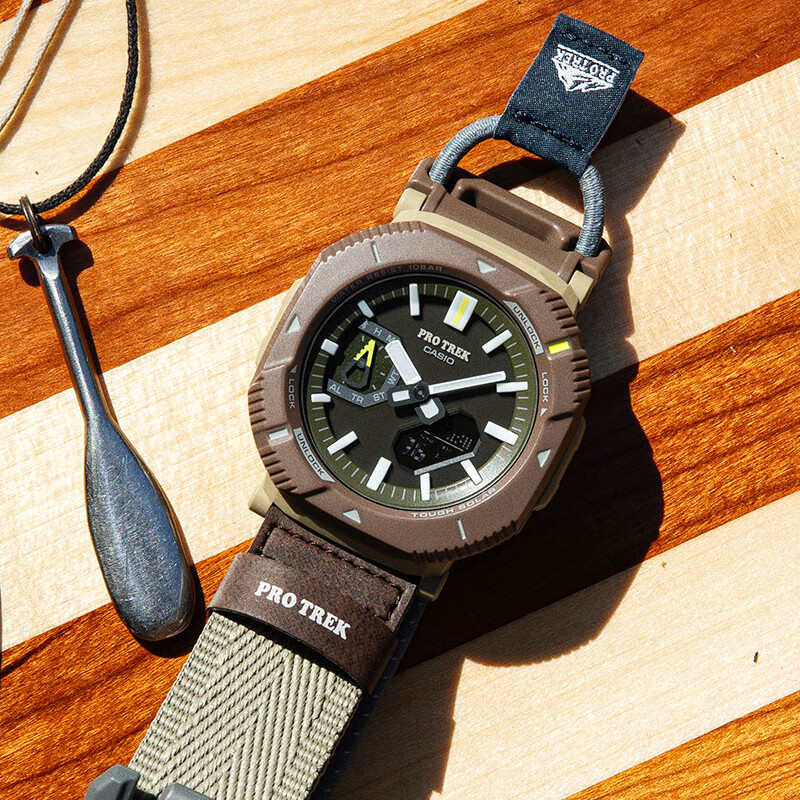 CASIO PRO TREK系列46毫米太阳能腕表PRJ-B001B-5 755元 - 86线报