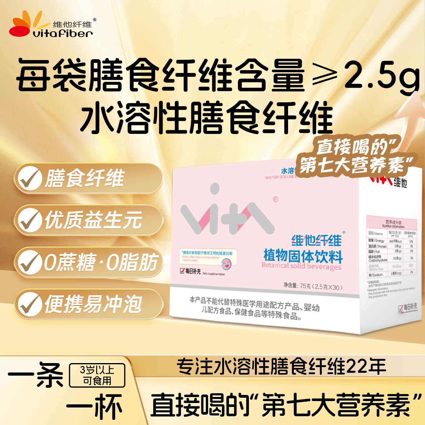 维他纤维排便顺畅不便秘 201元 - 86线报