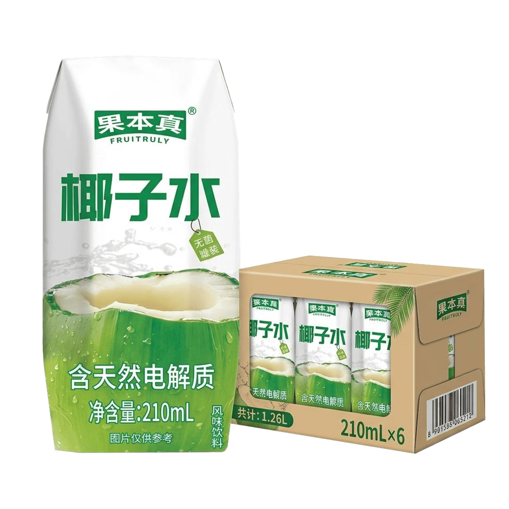 京典光年&果本真椰子水电解质饮料210mL×10盒 13.8元 - 86线报 京典光年&果本真椰子水电解质饮料210mL×10盒 13.8元 - 86线报