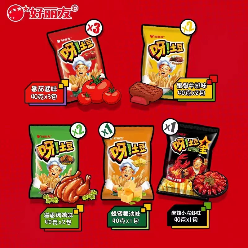 好丽友呀土豆超值大礼包节日送礼薯条薯片零食膨化食品360g 14.55元 - 清风线报