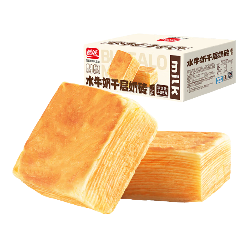 盼盼谷物主义水牛奶千层吐司面包405g 5.9元 - 86线报 盼盼谷物主义水牛奶千层吐司面包405g 5.9元 - 86线报