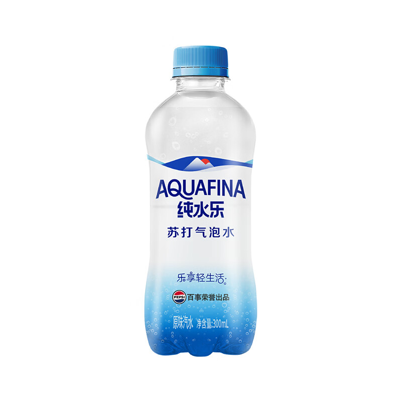 AQUAFINA无糖0脂0卡苏打气泡水饮料300ml*12瓶 10.9元 - 线报酷