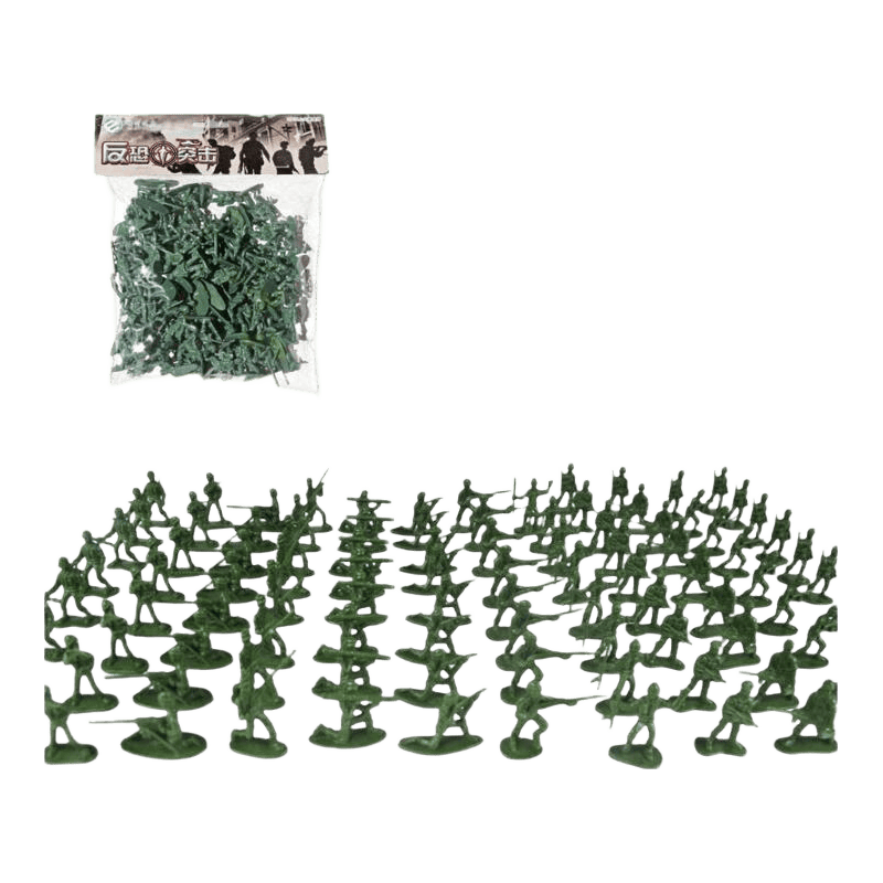京喜自营二战小兵人玩具模型套装100个绿色 2.58元 - 86线报