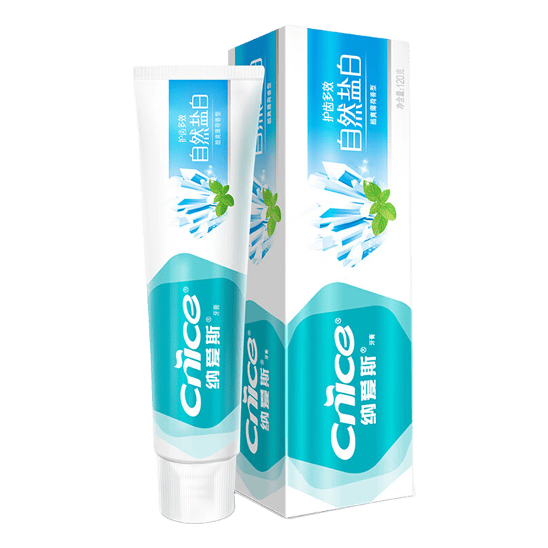 纳爱斯盐白牙膏120g×2支护龈固齿薄荷冰菊 5.9元 - 86线报 纳爱斯盐白牙膏120g×2支护龈固齿薄荷冰菊 5.9元 - 86线报