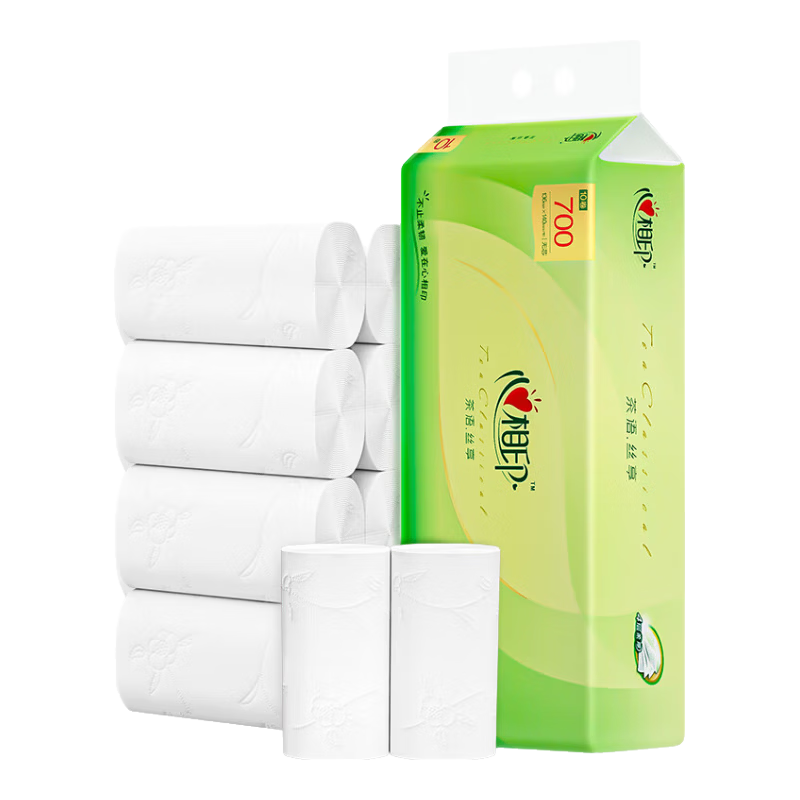 心相印4层70g*10卷卷纸卫生纸厕纸 6.33元 - 86线报