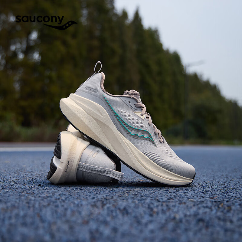 saucony缓震稳定支撑高回弹男士跑步鞋 318.9元 - 线报酷