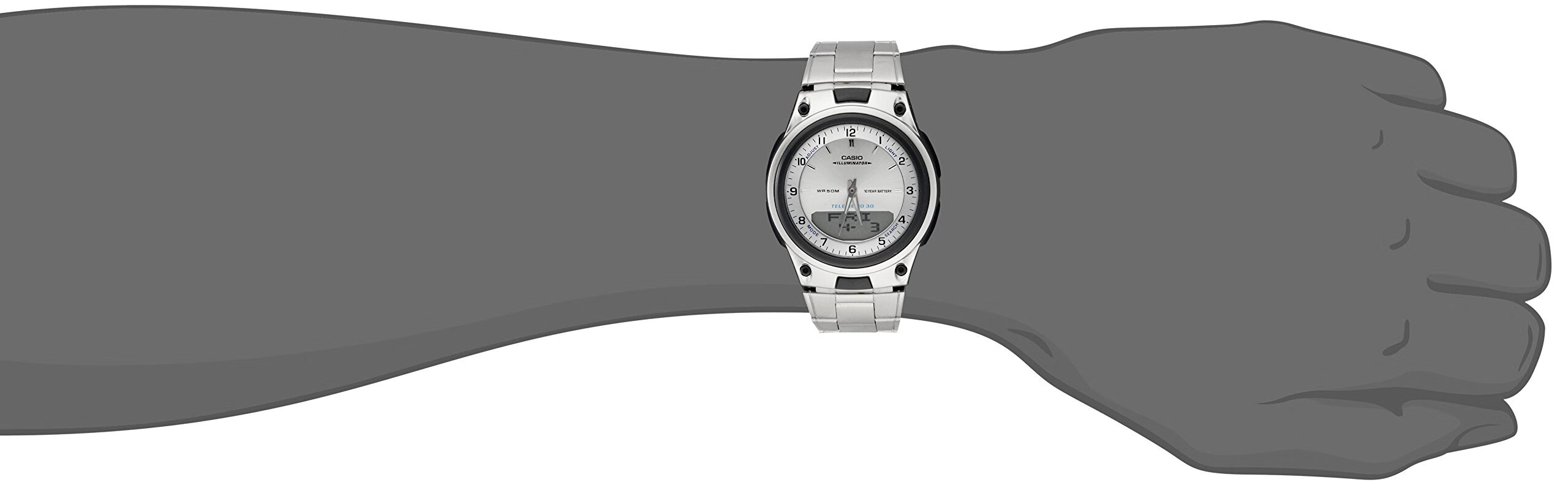 CASIO AW80-1AV Forester 男士 数据库手表 10年电池 278.76元 - 86线报