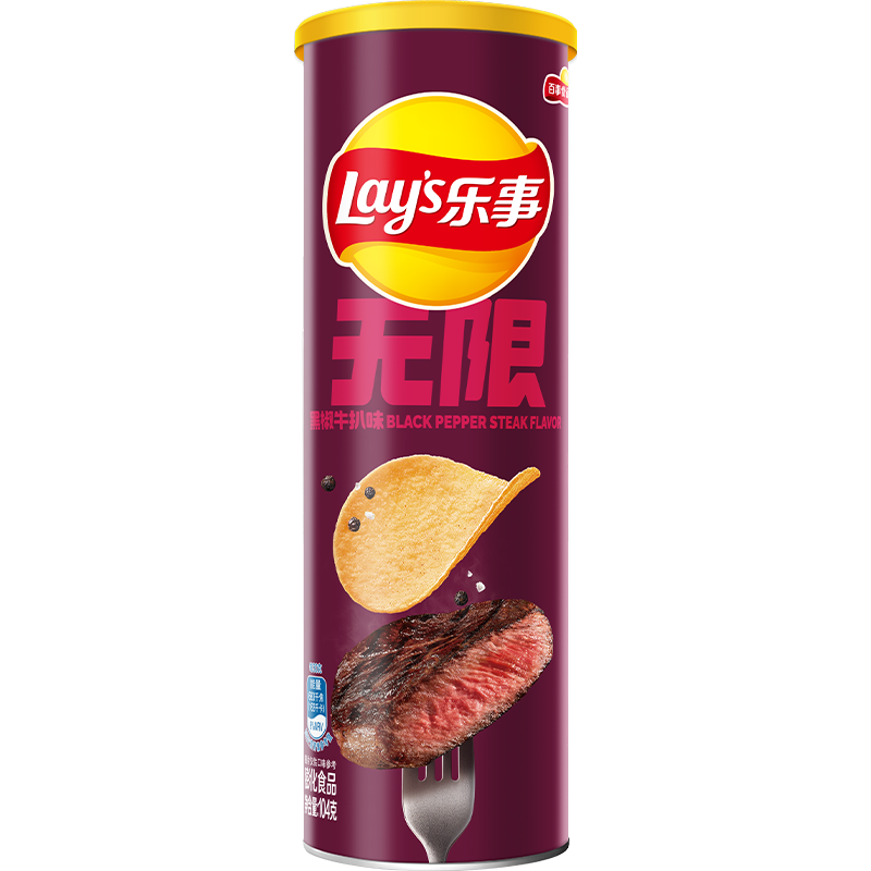 乐事 无限 薯片 黑椒牛扒味 104g 5.19元 需买14件 需用券 - 86线报