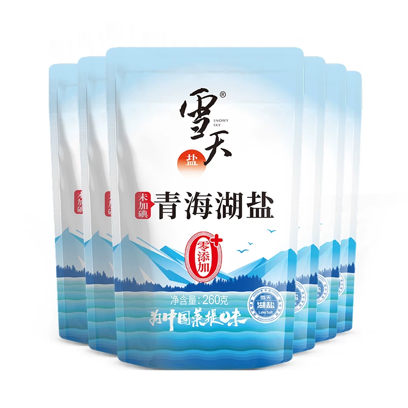 雪天未加碘青海湖盐260g*6包 26.3元 - 线报酷