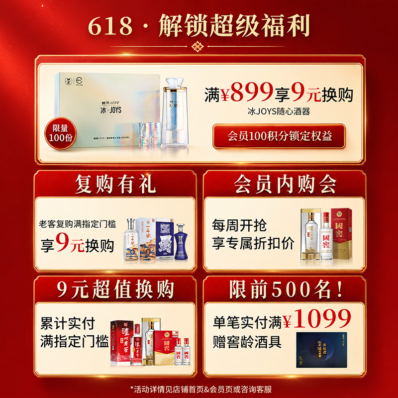 泸州老窖六年窖头曲52%vol浓香型白酒 448元 - 86线报