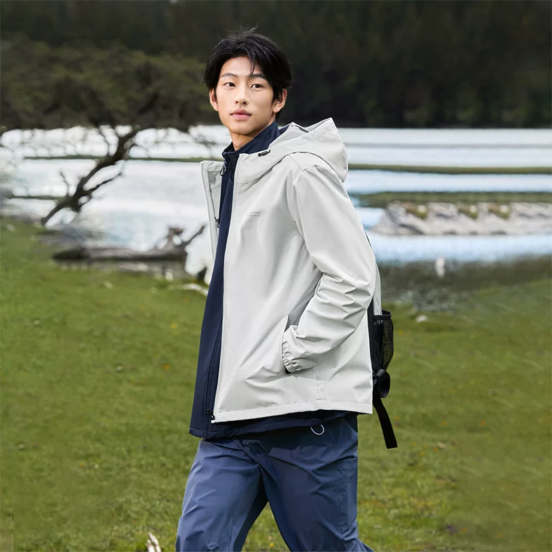 361°雨屏科技三防外套男款防泼水冲锋衣外套 81.35元 - 86线报