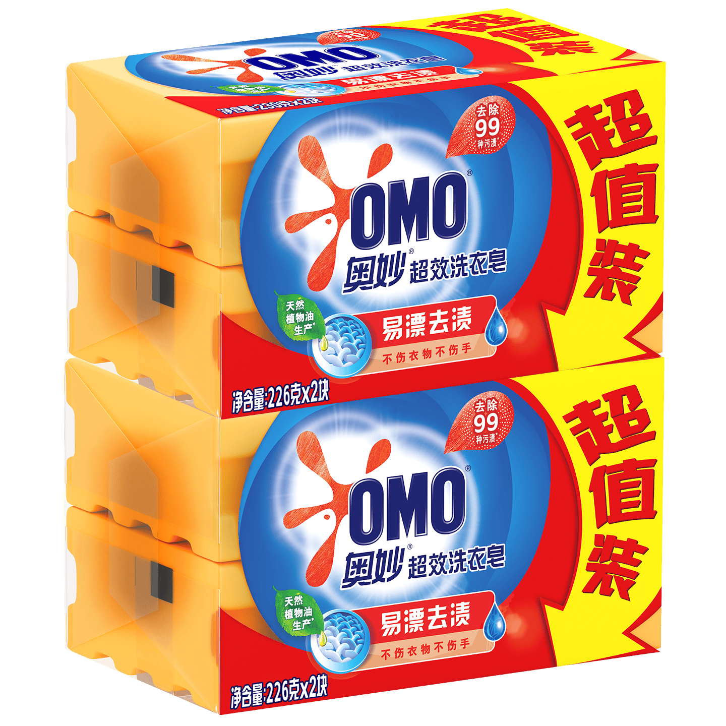 奥妙洗衣皂226g×4块 10.5元 - 86线报