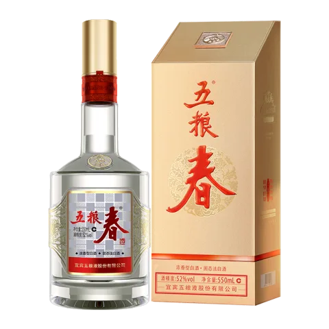 五粮液 五粮春 二代菁萃 52° 浓香型 550ml*1瓶+凑单 148.56元（下单领40元E卡后） 图片 2