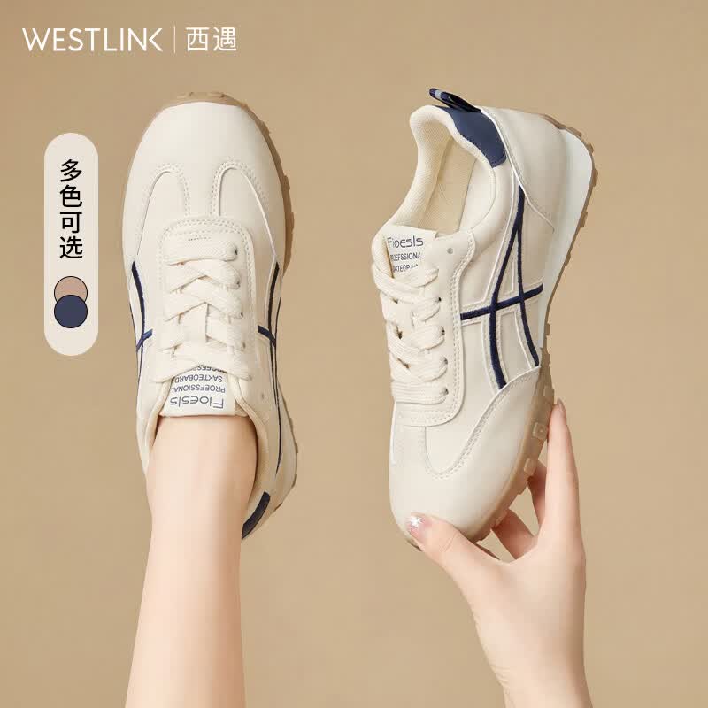 西遇 厚底德训女鞋 超好看巨显腿长休闲鞋 券后81元 - 86线报 西遇 厚底德训女鞋 超好看巨显腿长休闲鞋 券后81元 - 86线报