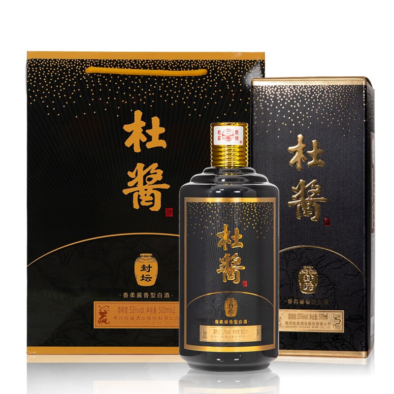 杜酱封坛茅台镇53度酱香型白酒500mL6瓶 369元 - 86线报 杜酱封坛茅台镇53度酱香型白酒500mL6瓶 369元 - 86线报
