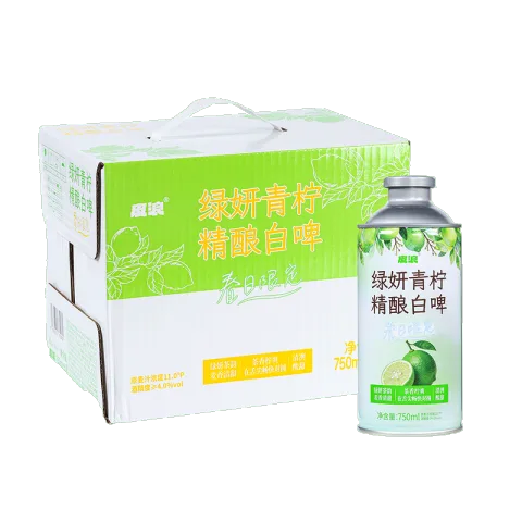 plus会员：皮浪 春日限定绿研青柠果味精酿啤酒 750ML×6罐 47.41元包邮 百亿补贴加倍补频道 图片 2
