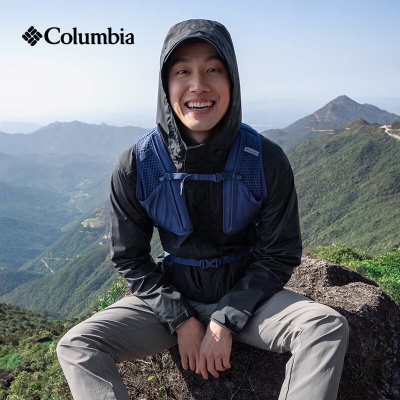 Columbia户外情侣防水冲锋衣徒步外套XE5743 010黑色 509元 - 86线报