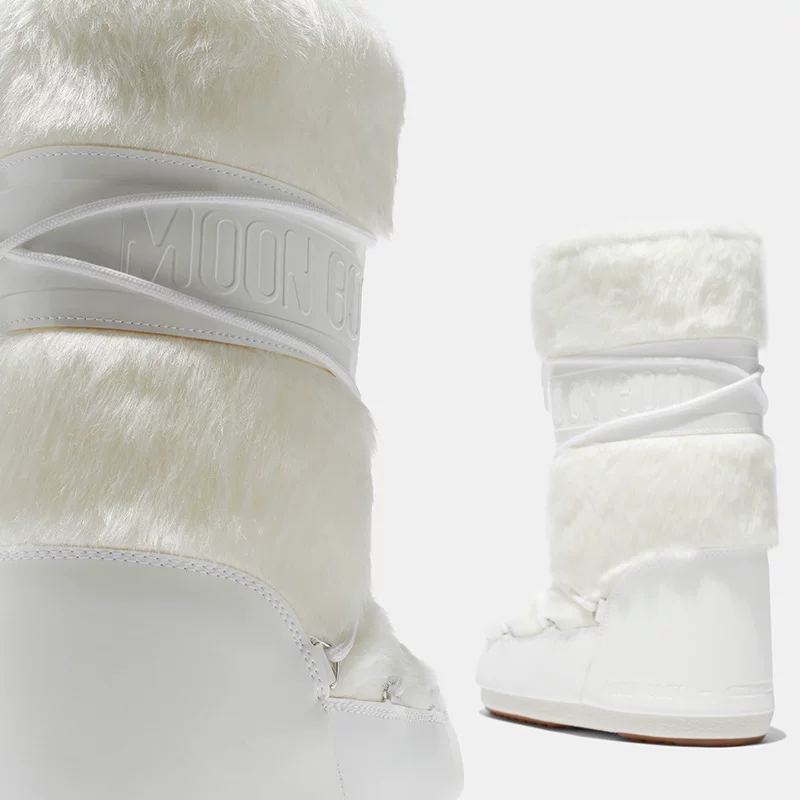 MOON BOOT ICON男女同款高筒人造皮毛雪地靴 2500元 - 86线报
