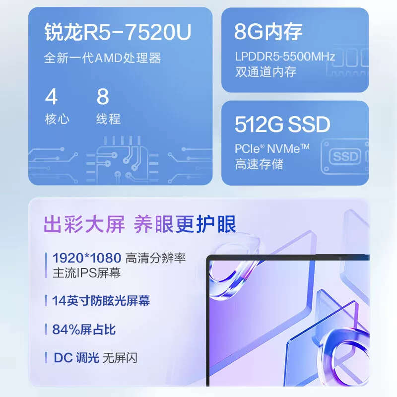 惠普星Book 14七代锐龙版14.0英寸轻薄本 295.04元 - 美泡泡