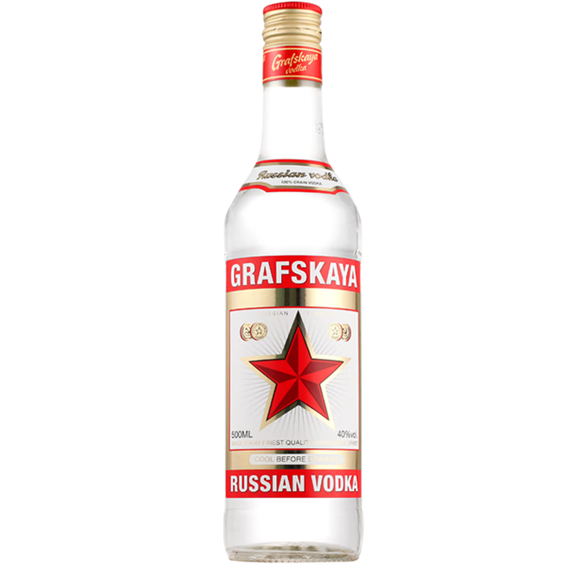 GRAFSKAYA格拉夫红牌伏特加500mL原装进口 9.95元 - 86线报 GRAFSKAYA格拉夫红牌伏特加500mL原装进口 9.95元 - 86线报