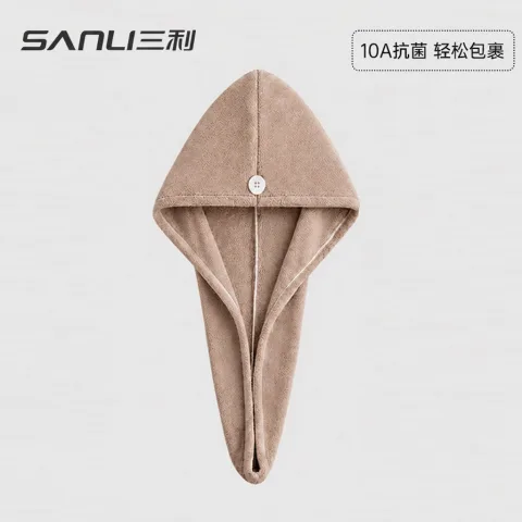 SANLI 10A抗菌干发帽 燕麦粽 6.4元（需买2件，需用券） 图片 1