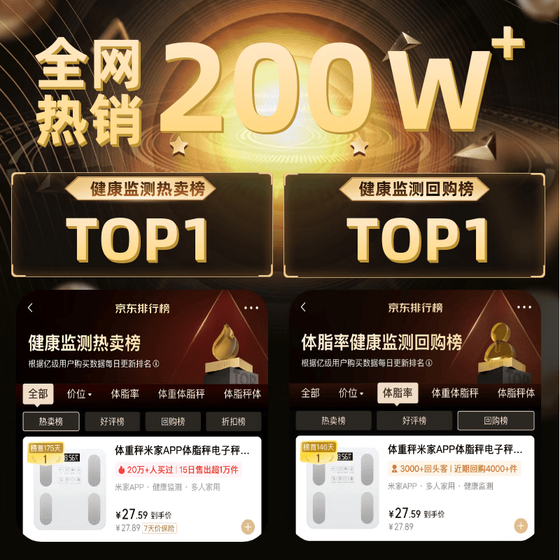 米家APP体脂秤电池/充电款随机发货 17元 - 86线报