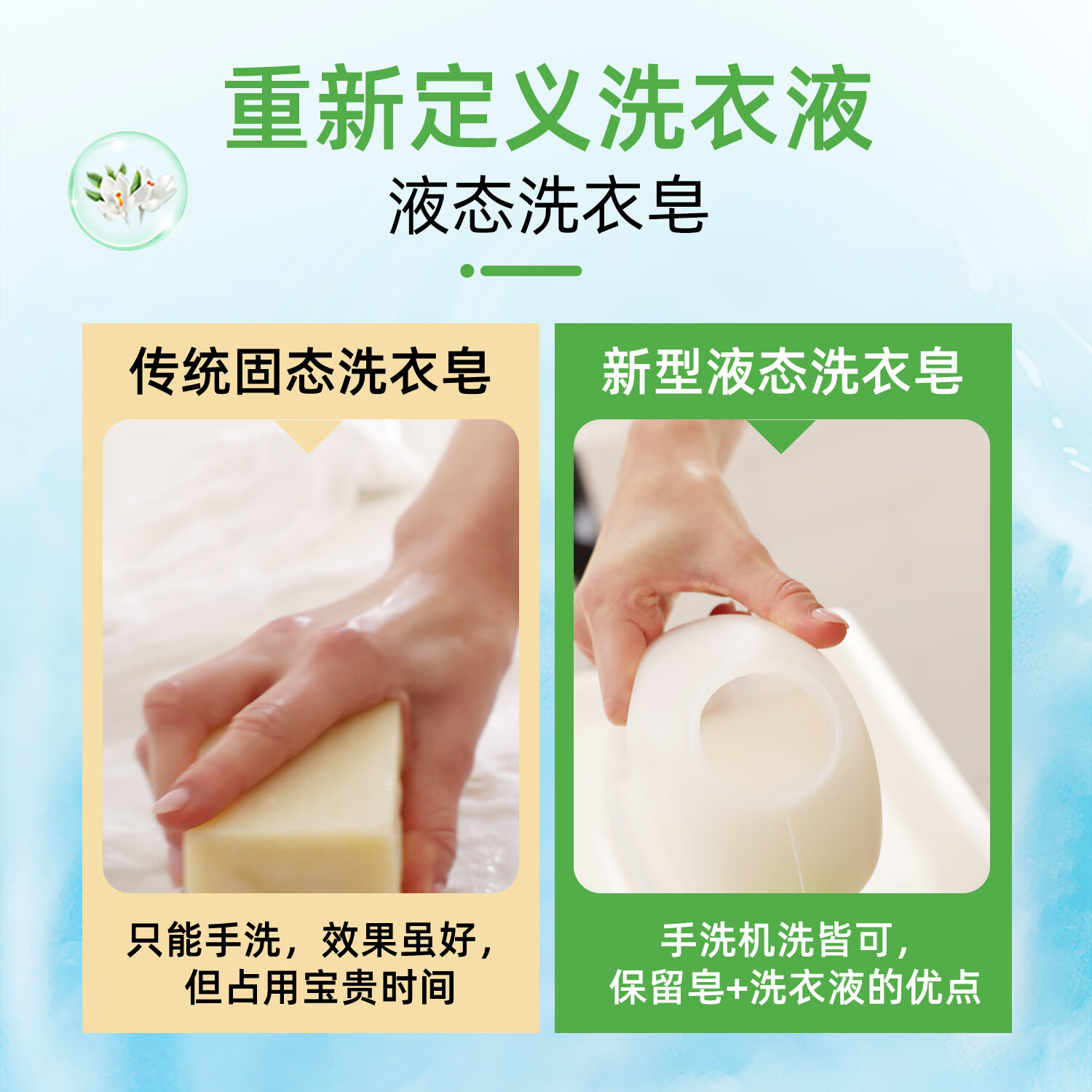 大公鸡管家洗衣液白苔香1500ml*3瓶 64.9元 - 86线报