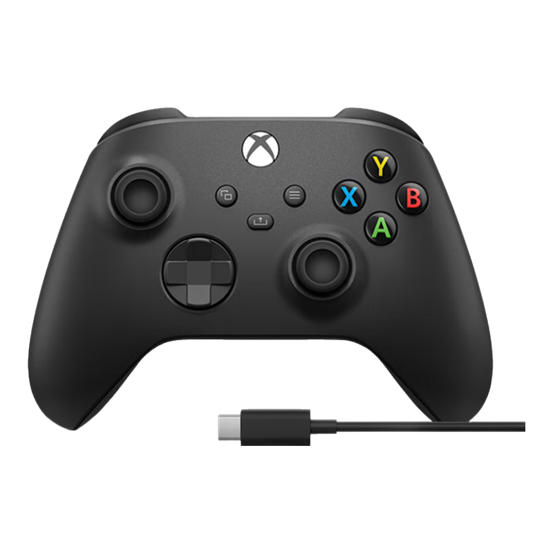 微软 XBOX 无线游戏手柄 磨砂黑 USB-C线 蓝牙适配 358.1元 - 折送网