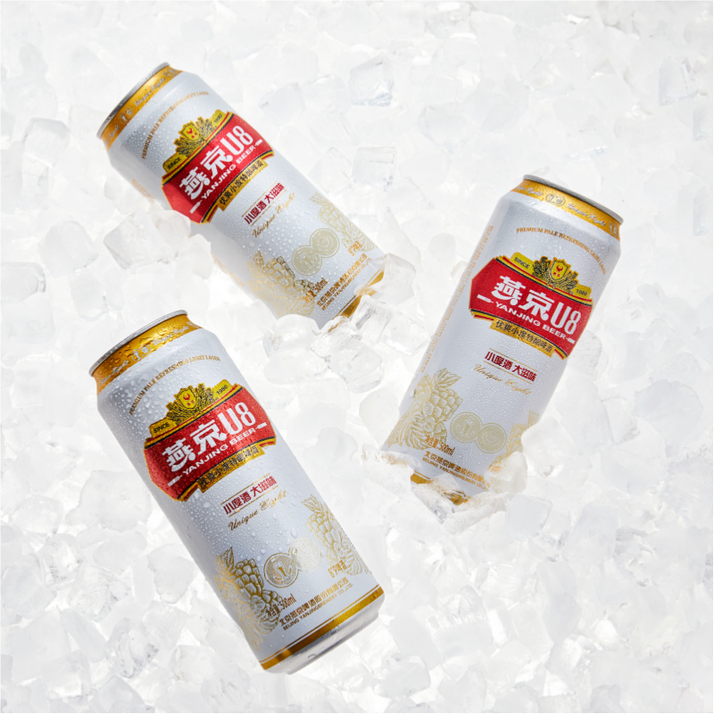 燕京啤酒U8优爽小度特酿500ml*18听 49.48元 - 86线报