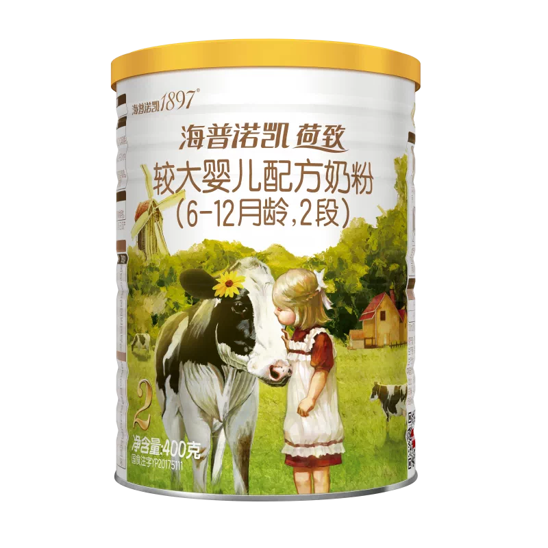Hyproca1897新国标较大婴儿配方奶粉2段400g1罐 33.41元 - 86线报