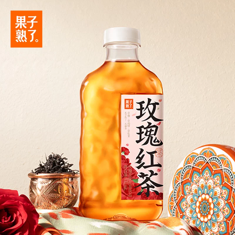 果子熟了无糖栀金桂乌龙茉莉龙井玫瑰红茶0糖970ml*5饮料瓶装茶饮 21.56元 - 86线报