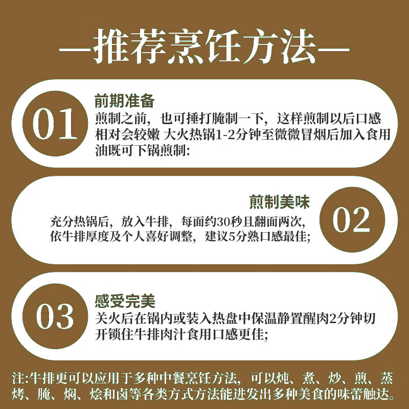天谱乐食澳洲和牛M3/4日式原切牛排200g谷饲360天嫩肩小米龙随机发货 17.43元 - 86线报