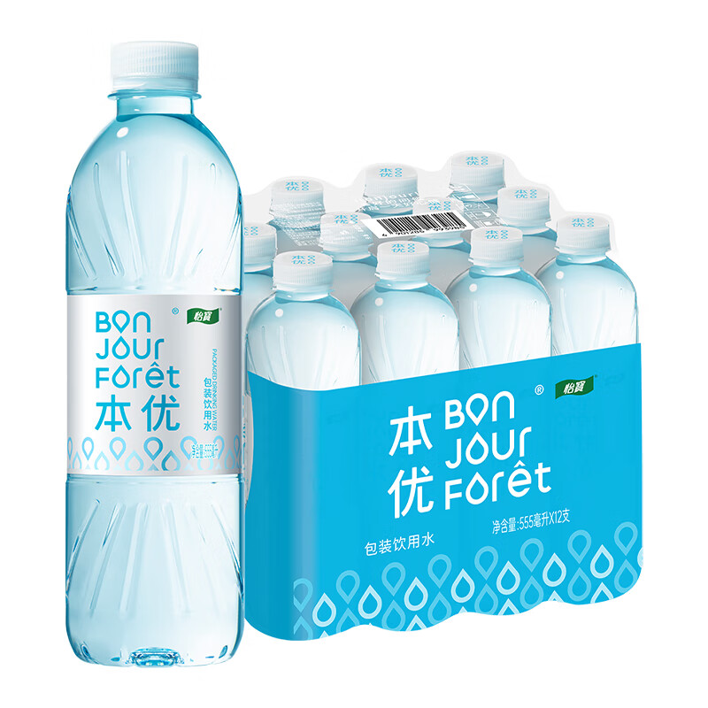 怡宝天然水包装饮用水555ml*12瓶 6.89元 - 86线报